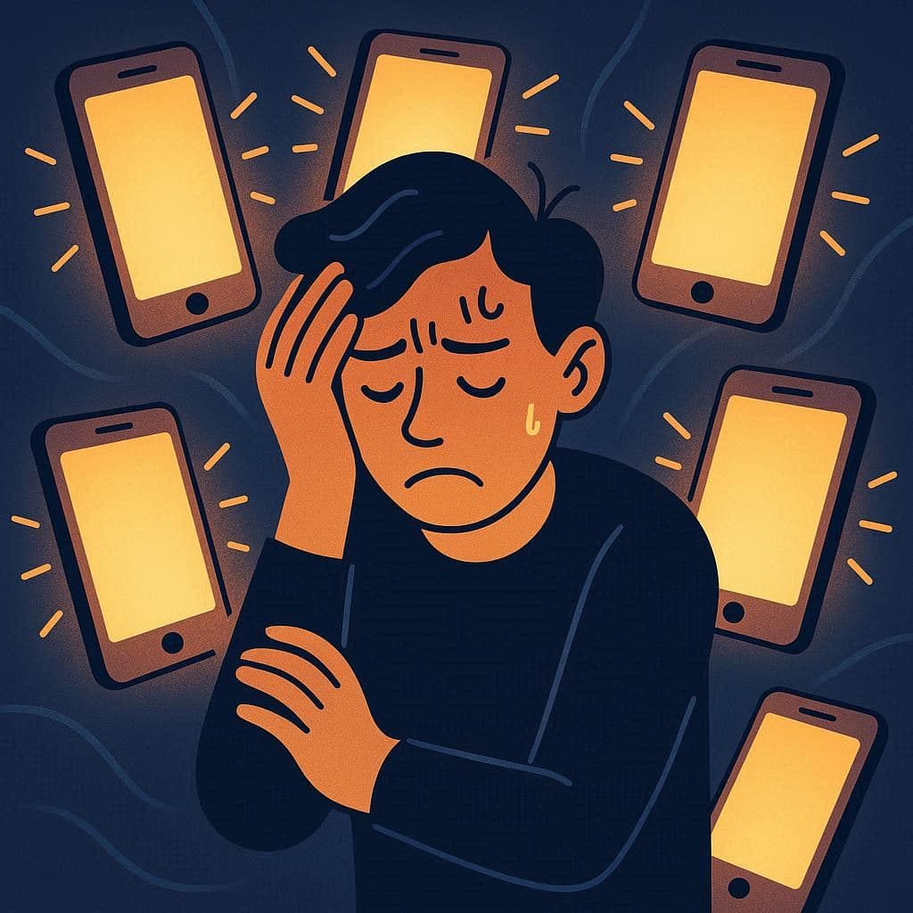 اعتیاد به موبایل و کاهش تمرکز تهدیدی پنهان برای زندگی روزمره